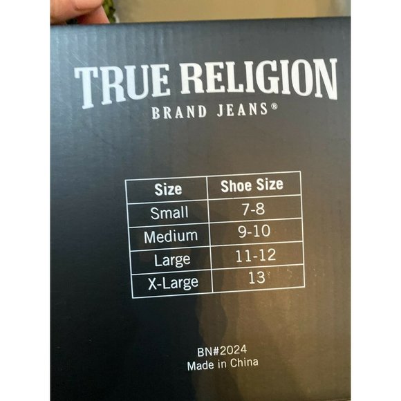 (Sold) True Religion Performance Slippers Small - Picture 6 of 6